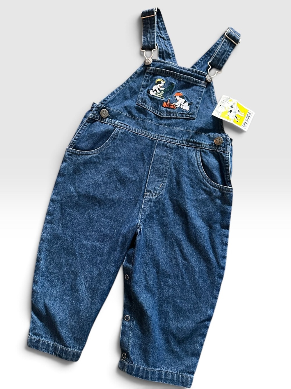 Children's BIG DOG 90’s DEADSTOCK NWT OVERALLS 90’s SUPER RARE FIND